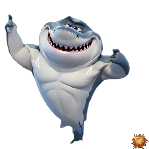 Sticker animado Tiburón bailando para WhatsApp Sticker animado Tiburón bailando para WhatsApp - bailando, reacción, expresión